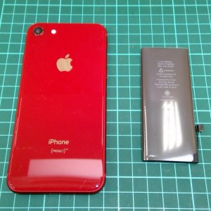 iPhone8　バッテリー交換　修理実績