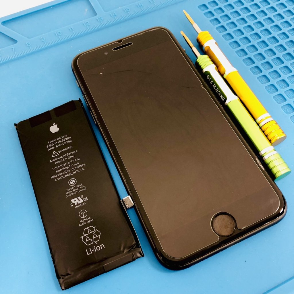 iPhone8バッテリー交換修理