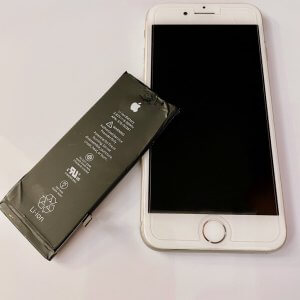 iPhone8 バッテリー交換修理