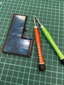 iPhone X　バッテリー交換