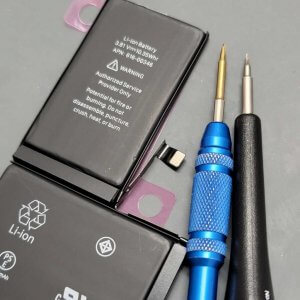 iPhoneX　バッテリー交換