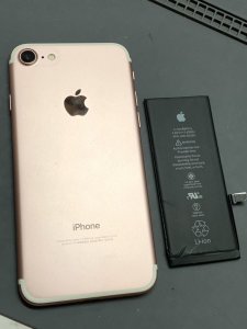 iPhone7 バッテリー交換