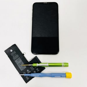 iPhoneXSバッテリー交換修理