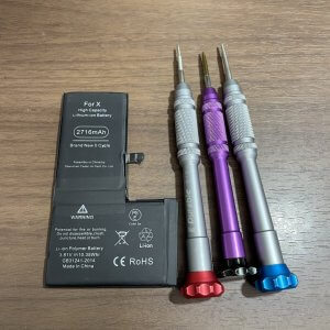 iPhoneX バッテリー交換