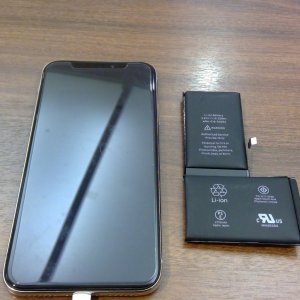 iPhoneX　バッテリー交換