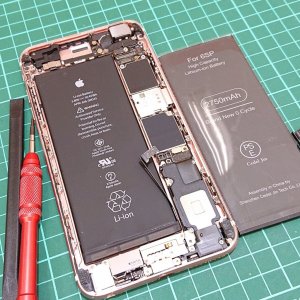 iPhone6S plus バッテリー交換