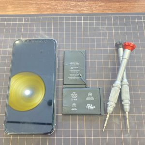 iPhone X バッテリー交換修理