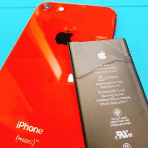 iPhone8 バッテリー交換