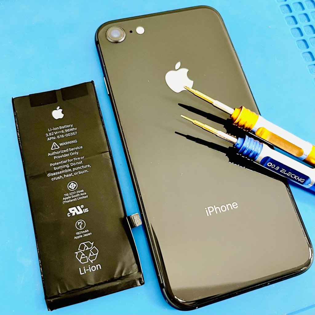 iPhone8バッテリー交換修理