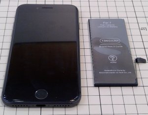 iPhone7バッテリー交換