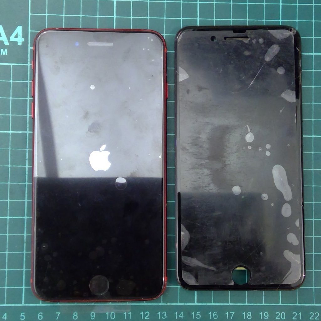 iPhone 8Plus フロントパネル交換 修理実績