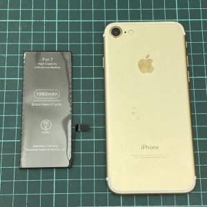 iPhone7　バッテリー交換