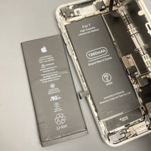 iPhone7 バッテリー交換