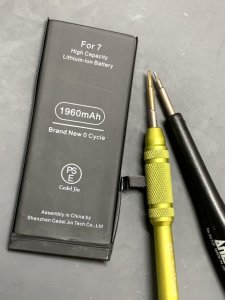 iPhone7 バッテリー交換