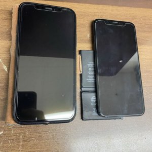 iPhone X バッテリー・液晶交換 強化ガラス
