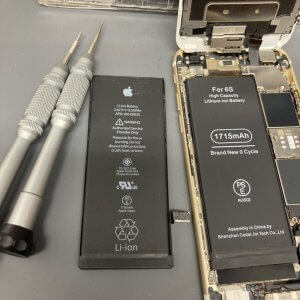 iPhone6S バッテリー交換修理