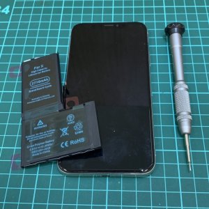 iPhoneX バッテリー交換