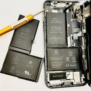 iPhoneX　バッテリー交換修理