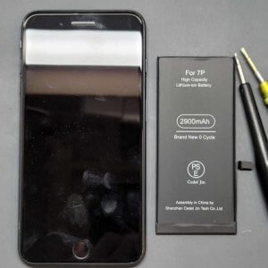 iPhone7 Plus バッテリー交換 1日持たない 減りが早い バッテリー状態 65％