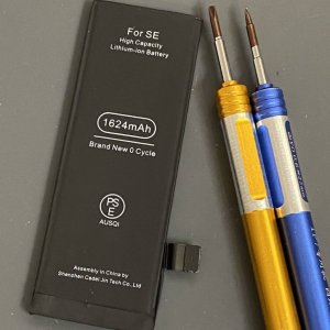 iPhoneSE バッテリー交換 充電減り