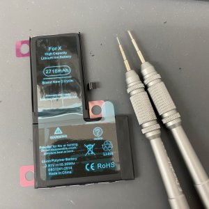 iPhoneX バッテリー交換