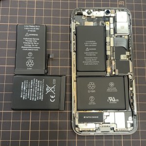 iPhoneXバッテリー交換