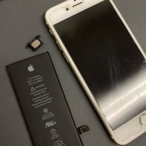 iPhone6S バッテリー イヤースピーカー 交換修理