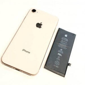 iPhone8 バッテリー交換修理