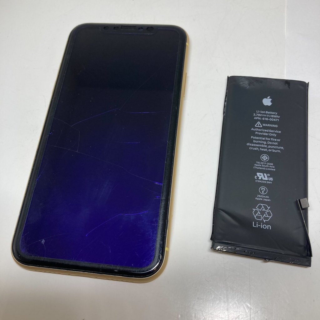 iPhoneXR バッテリー交換