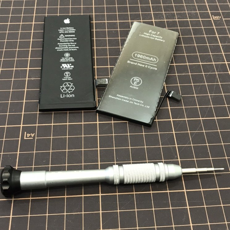 iPhone7 バッテリー交換