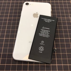 iPhone8 バッテリー交換