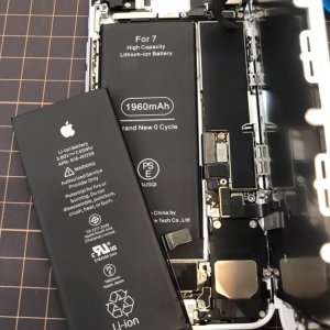 iPhone7 バッテリー交換