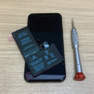 iPhoneX　バッテリー交換