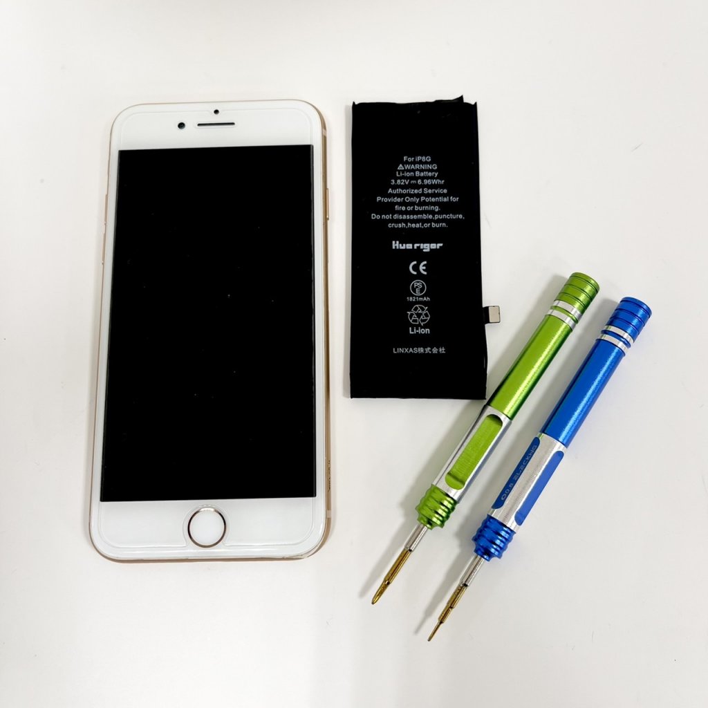 iPhone8 バッテリー交換修理