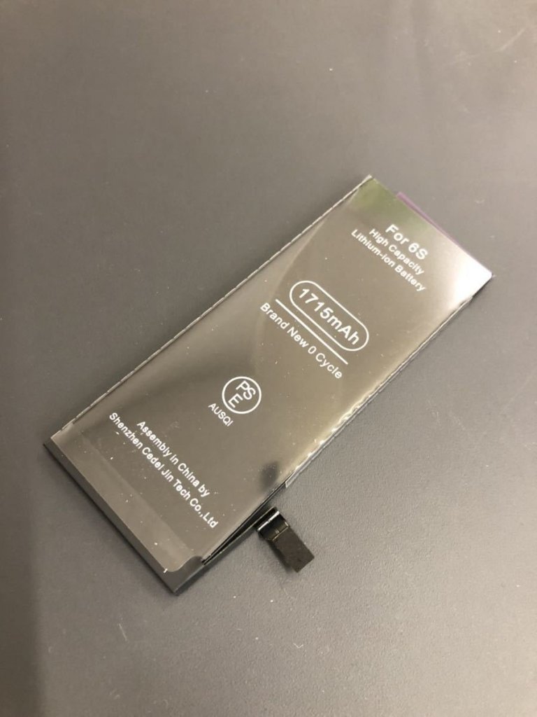 iPhone6S バッテリー交換