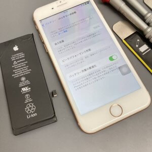 iPhone7 バッテリー交換