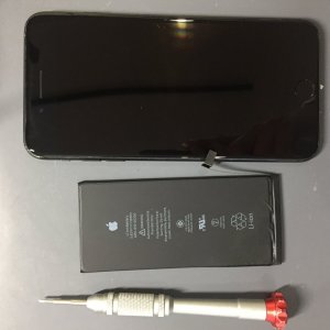 iPhone7 バッテリー交換
