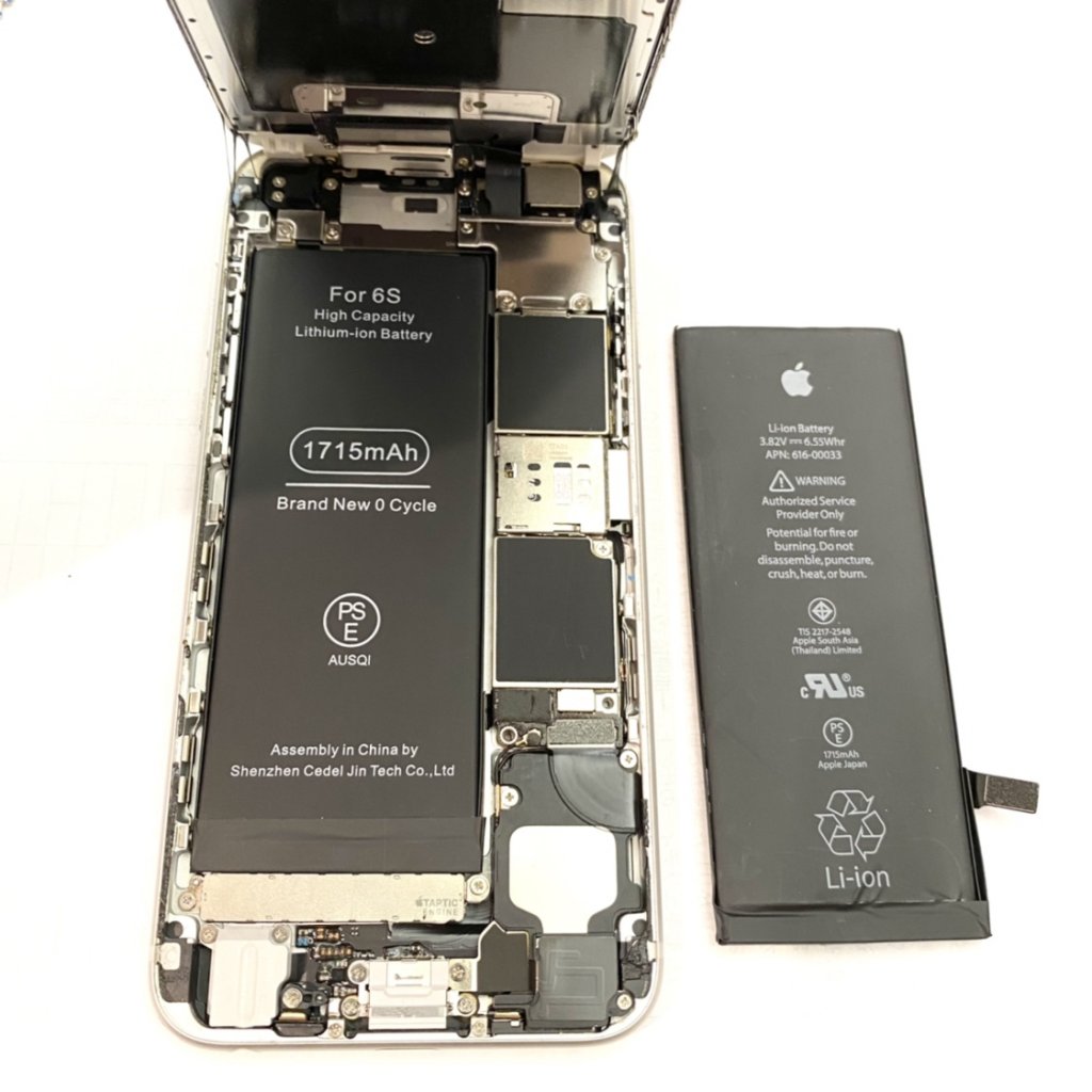 iPhone6s バッテリー交換
