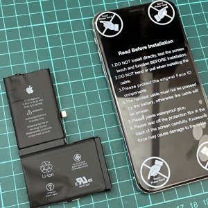iPhoneX バッテリー&パネル交換 2点同時修理