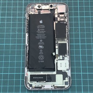 iPhoneX　バッテリー交換