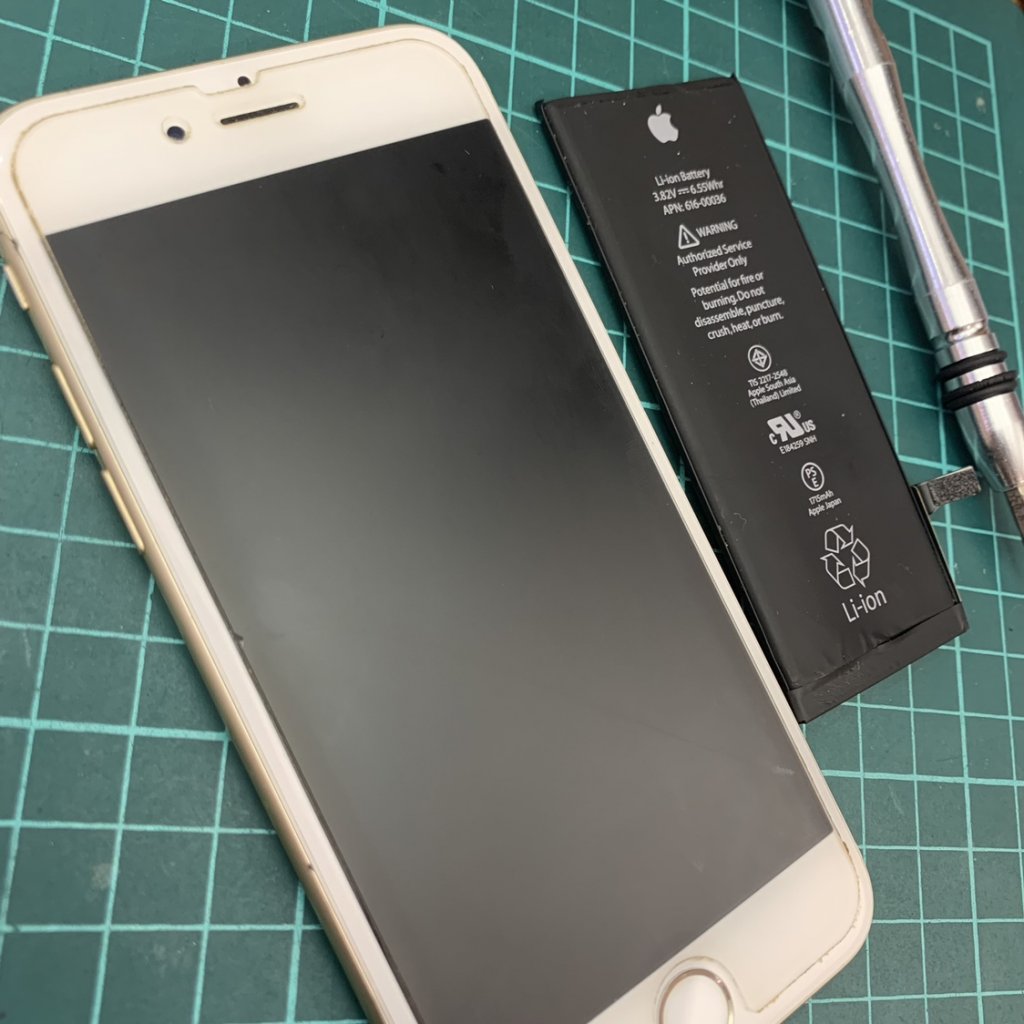 iPhone6s バッテリー交換