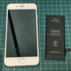 iPhone6　バッテリー交換
