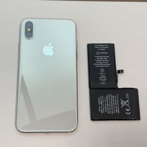 iPhoneX　バッテリー交換