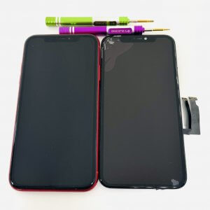 iPhoneXRフロントパネル交換修理