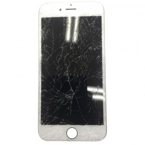 iPhone8 画面が割れ…ご一緒に強化ガラスの貼り付けも致します！