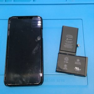 iPhoneⅩ バッテリー交換