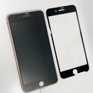 iPhone7Puls 強化ガラスフィルム貼り付け
