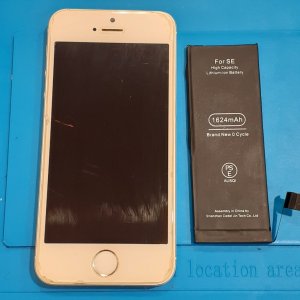 iPhoneSE バッテリー交換