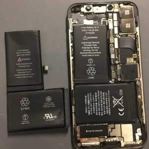 iPhoneX　バッテリー交換