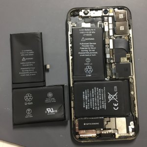 iPhoneX バッテリー交換